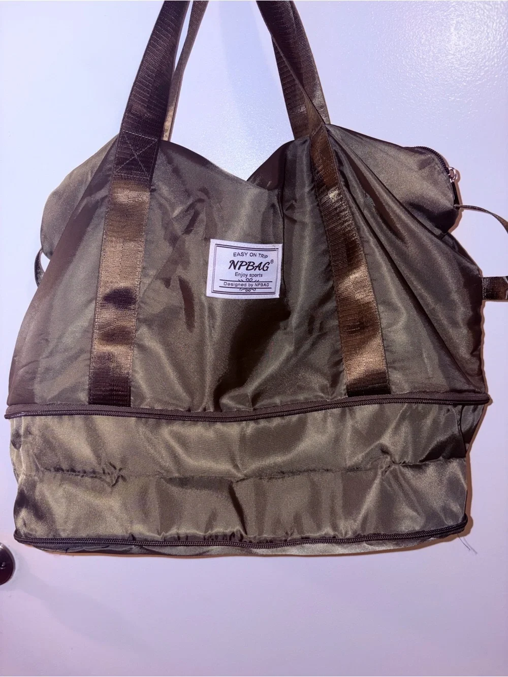 Olive Green Men's Weekend Duffle Bag